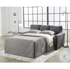 Rannis Pewter Full Sofa Sleeper