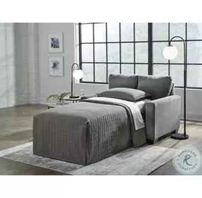 Rannis Pewter Twin Sofa Sleeper