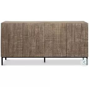 Suzette Distressed Oak Grey Sideboard