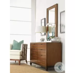 Ocean Club Sun Drenched Sienna Palm Isle Mirror