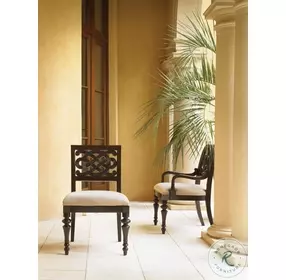 Royal Kahala Taupe Molokai Arm Chair Set Of 2