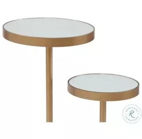 High Low Gold Scatter Table