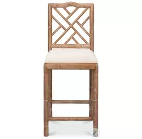 Brighton Beige And White Wash Counter Height Stool