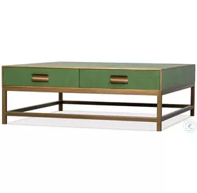 Gideon Watercress And Gold Coffee Table