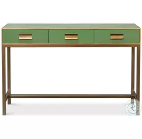 Gideon Watercress And Gold Console