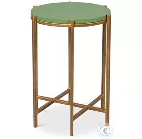 Spence Watercress And Gold Side Table