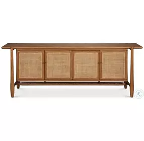 Nido Natural 4 Door Rattan Sideboard