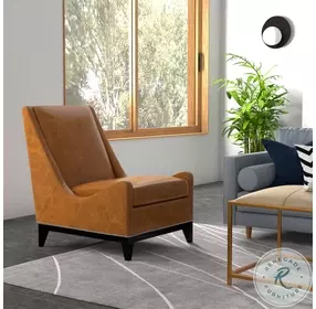 Brandy Cuba Brown Accent Chair