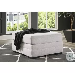 Koralynn Stone Performance Fabric Oversized Accent Ottoman