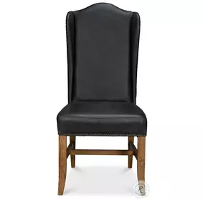 Mercado Black High Back Dining Chair Set of 2