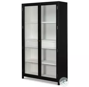 Walker Black Bookcase