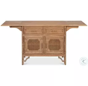 Brighton Brown Drop Leaf Cabinet