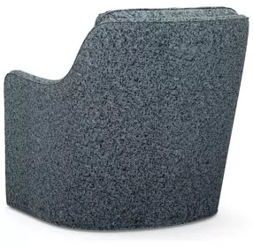 Glenhaven Dark Blue Upholstered Swivel Chair