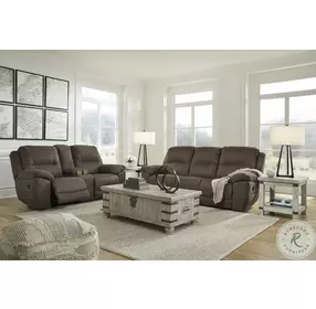 Next-Gen Gaucho Espresso Reclining Console Loveseat