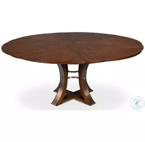 Tower Dark Walnut Extendable Dining Table