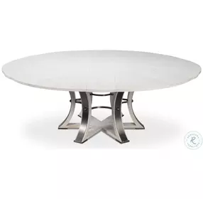 Tower Working White Extendable Dining Table