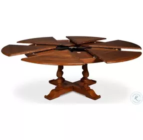 Walnut Old World Walnut Large Extendable Dining Table