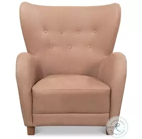 Lombard Greece Grey Wingback Chair