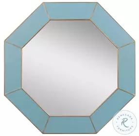 Eleanor Chambray Blue Mirror