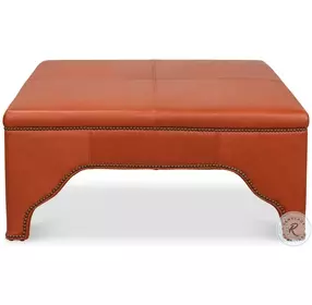 Streetman Hermes Brown Cocktail Ottoman