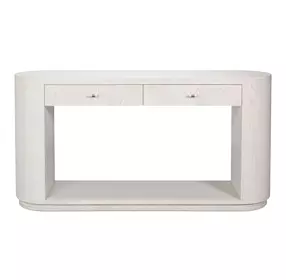 Vero White Rectangular Console Table