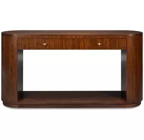 Vero Brown Rectangular Console Table