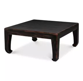Classic Chinese Black Square Cocktail Table
