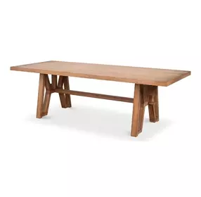 Miner's Camp Natural 98" Rectangular Dining Table