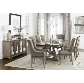 Vermillion Gray Cashmere Bisque Server