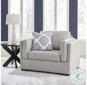 Evansley Pewter Performance Fabric Chair And A Half