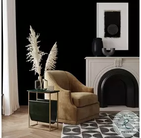 Edie Green Marble And Gold Plated Side Table