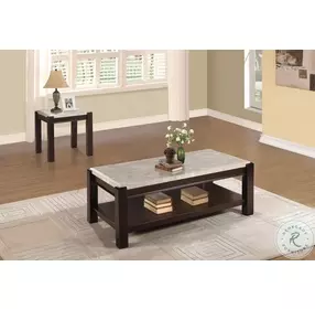 Festus Dark Cherry End Table