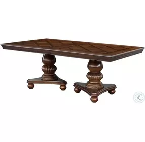Lordsburg Brown Cherry Extendable Dining Room Set