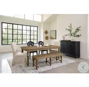 Mix N Match Rubbed Black Scroll Upholstered Side Chair Set Of 2