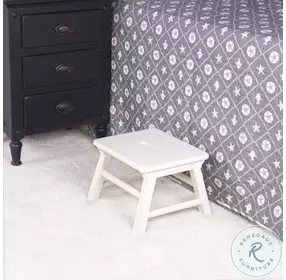 Melrose White Step Stool