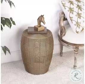 Bellarose Gold Metal End Table