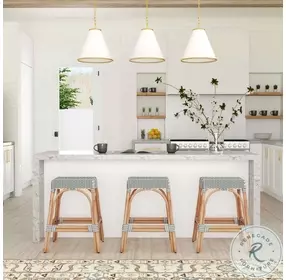 Robias Grey Counter Height Stool