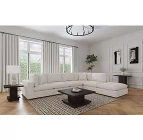 Lakeview Ivory 6 Piece Modular Sectional