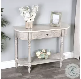 Danielle Rustic Gray Console Table