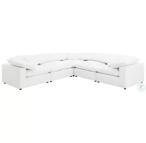 Raleigh Ivory 5 Piece Modular Sectional