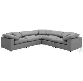 Raleigh Gray 5 Piece Modular Sectional