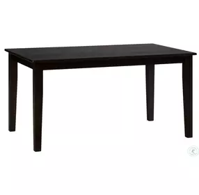 Simplicity Espresso Dining Room Set