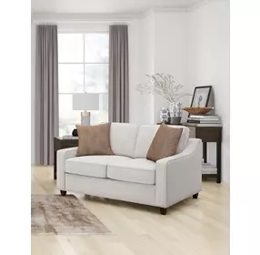 Christine Beige 63" Loveseat