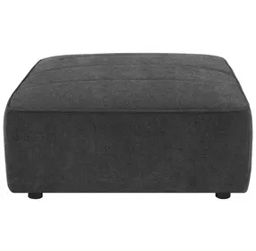 Sunny Dark Charcoal Ottoman