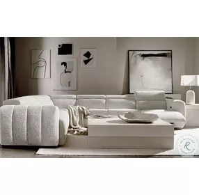 Ellison Adobe And Sandblasted White Cocktail Table