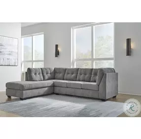 Marleton Gray 2 Piece LAF Chaise Sectional