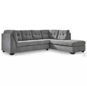 Marleton Gray 2 Piece RAF Chaise Sectional