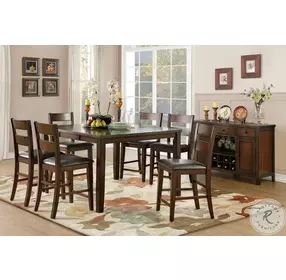 Mantello Cherry Counter Height Chair Set of 2