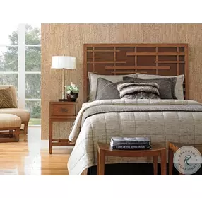 Island Fusion Medium Coconut Shell Brown Hana Night Table