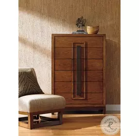 Island Fusion Medium Coconut Shell Brown Java Drawer Chest
